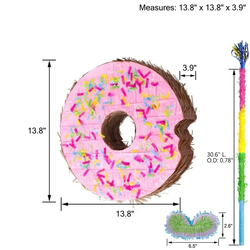 Pink  Donut Piñata